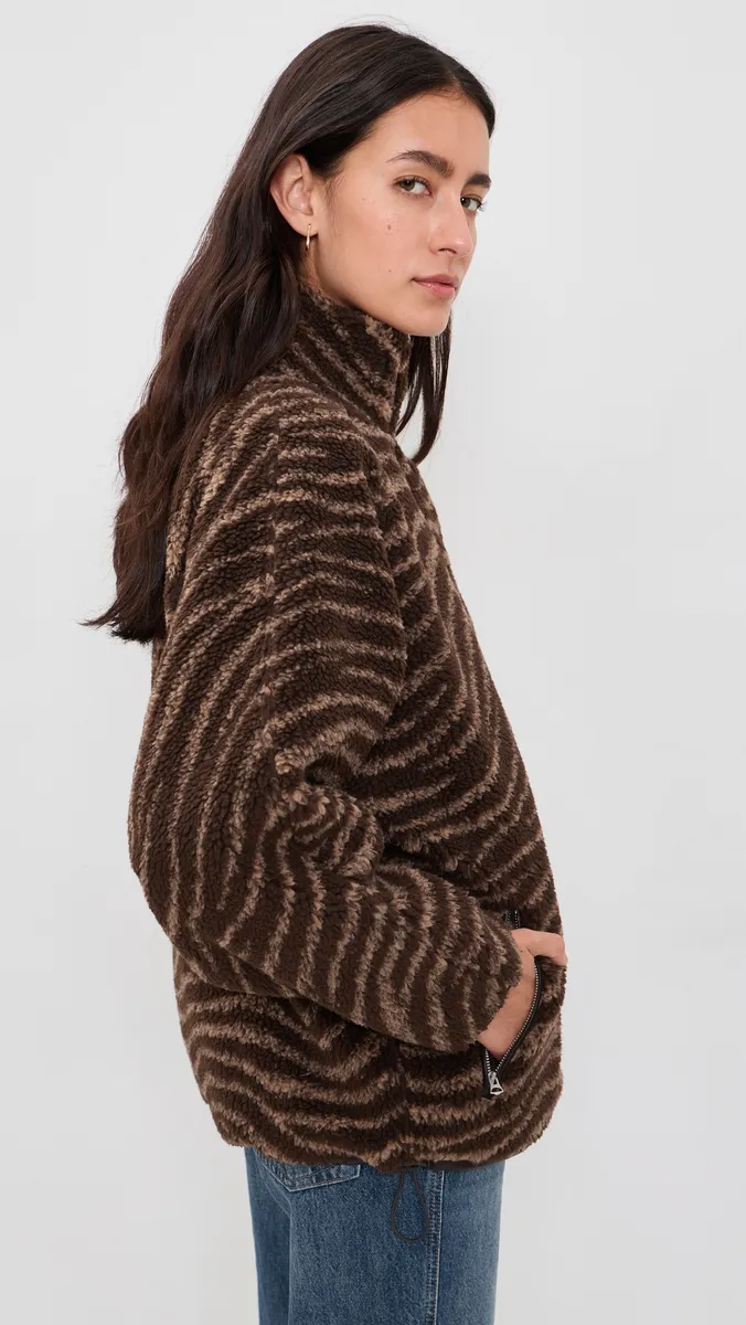 rag & bone Sun Sherpa Funnel Neck Jacket | Thumbnail 4 rag & bone Sun Sherpa Funnel Neck Jacket | Thumbnail 4