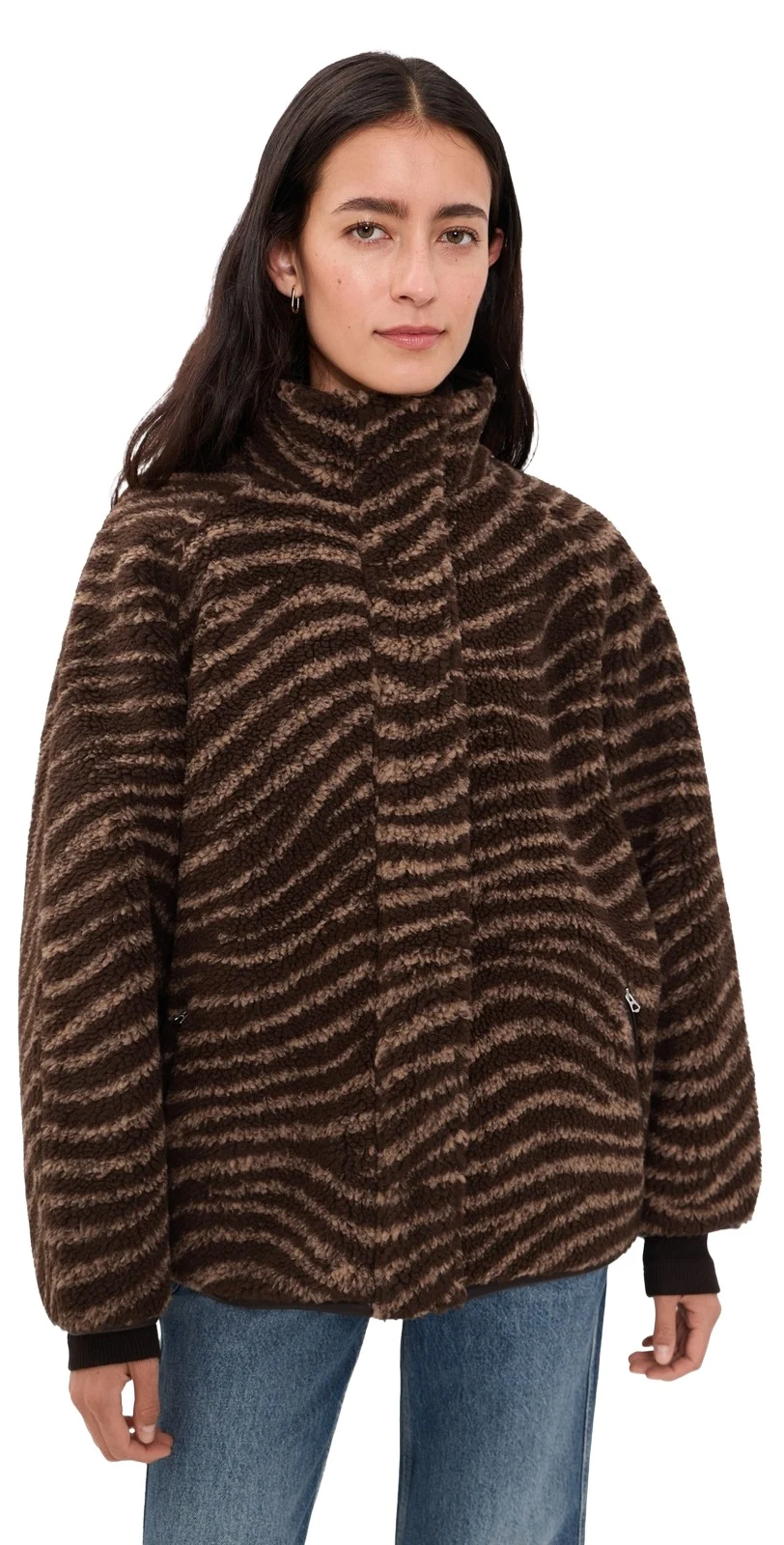 rag & bone Sun Sherpa Funnel Neck Jacket