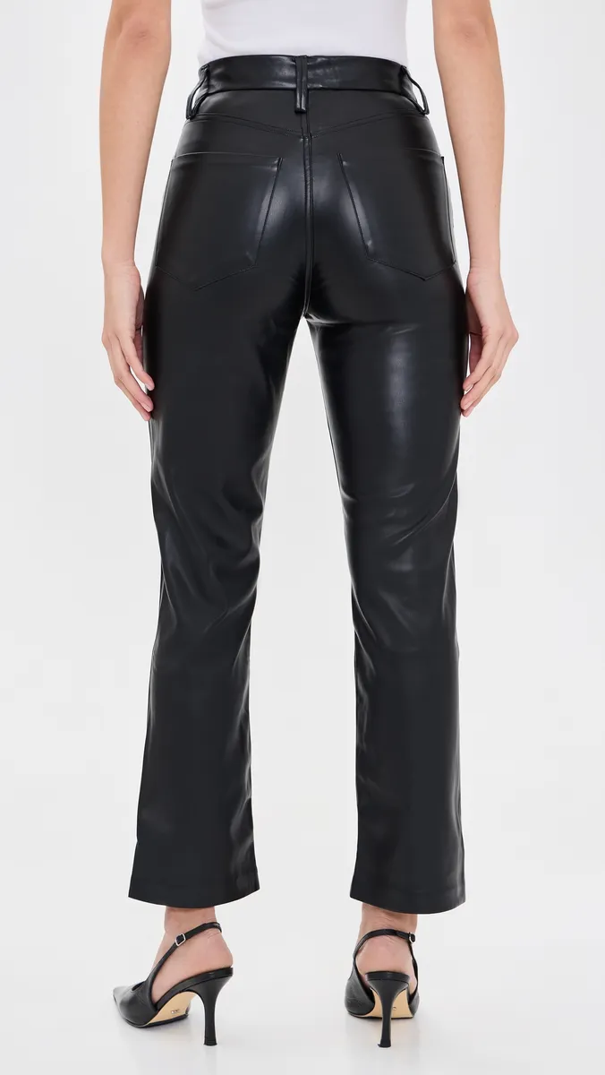 Joe's Jeans The Lyra Slim Ankle Vegan Leather Pants | Thumbnail 3 Joe's Jeans The Lyra Slim Ankle Vegan Leather Pants | Thumbnail 3