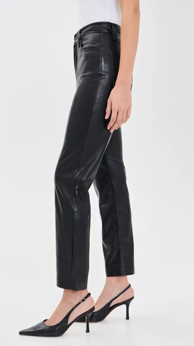 Joe's Jeans The Lyra Slim Ankle Vegan Leather Pants | Thumbnail 4 Joe's Jeans The Lyra Slim Ankle Vegan Leather Pants | Thumbnail 4