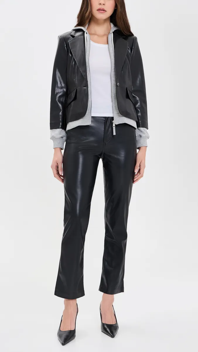 Joe's Jeans The Lyra Slim Ankle Vegan Leather Pants | Thumbnail 5 Joe's Jeans The Lyra Slim Ankle Vegan Leather Pants | Thumbnail 5