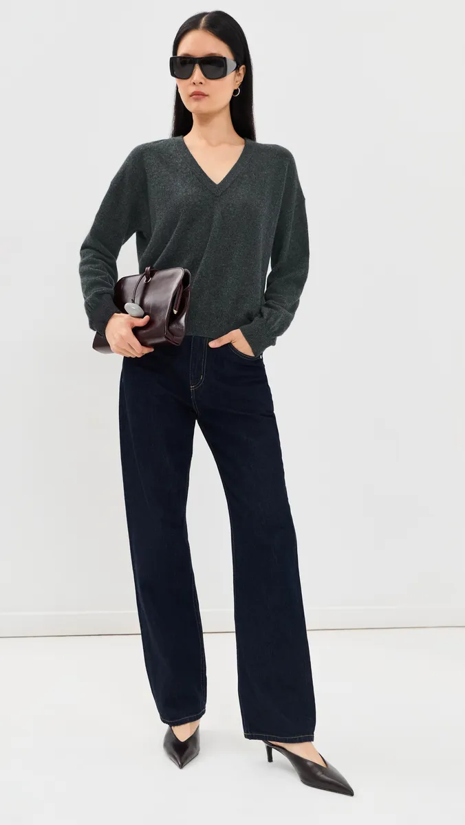 Sablyn Kinsley Cashmere Relaxed V Neck Sweater | Thumbnail 5 Sablyn Kinsley Cashmere Relaxed V Neck Sweater | Thumbnail 5