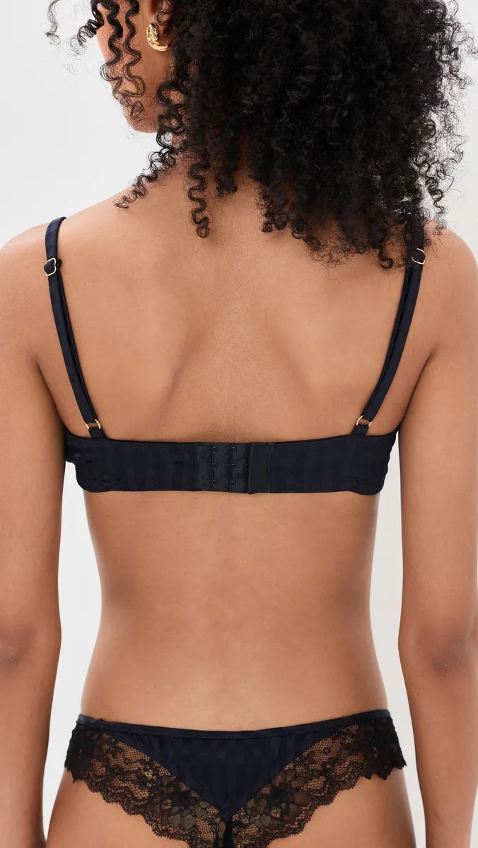 Versace Lace Trim Silk Bra | Thumbnail 3
