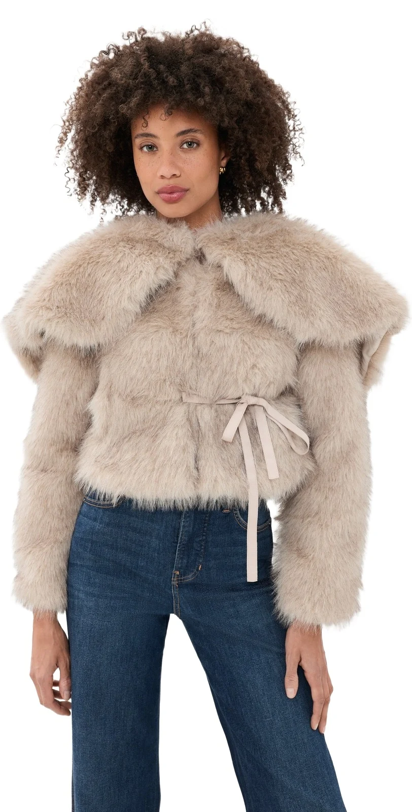 House of Sunny Gaia Faux Fur Jacket