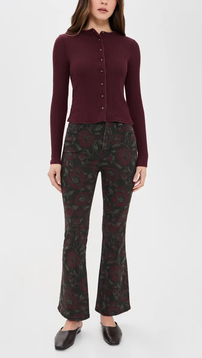 Veronica Beard Jean Carson Floral Jeans | Thumbnail 5 Veronica Beard Jean Carson Floral Jeans | Thumbnail 5