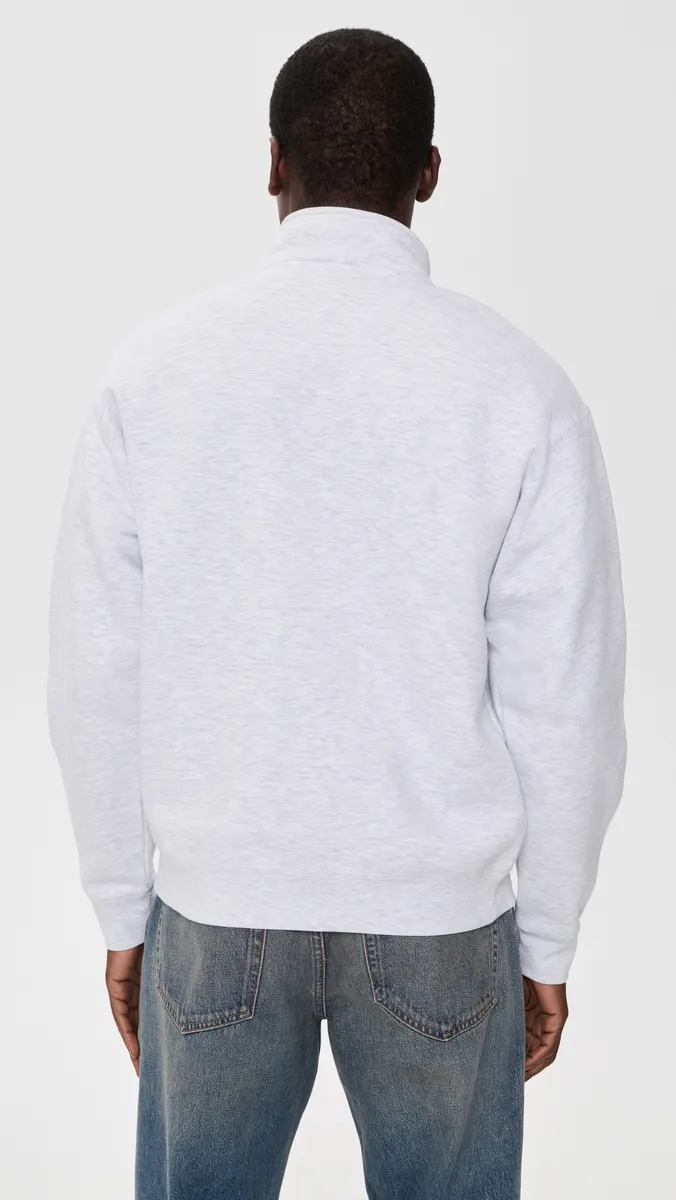 Obey Established Works Quarter Zip Sweatshirt | Thumbnail 3