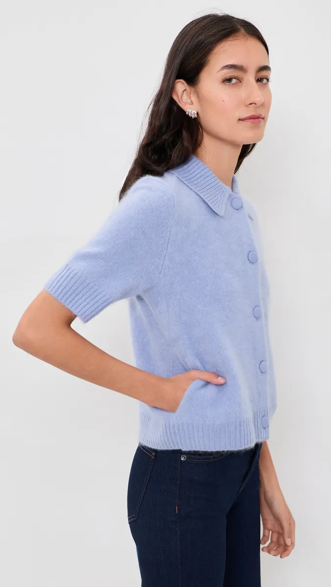 rag & bone Jada Brushed Cashmere Short Sleeve Cardigan | Thumbnail 4 rag & bone Jada Brushed Cashmere Short Sleeve Cardigan | Thumbnail 4