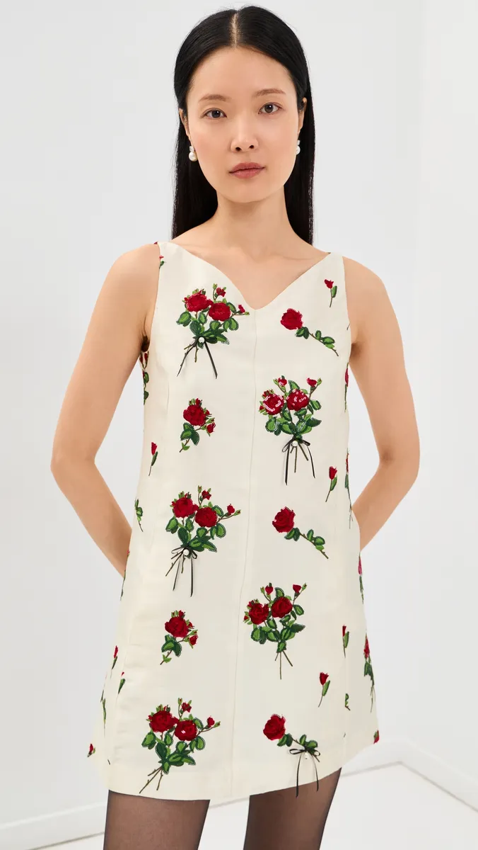 BERNADETTE Elliot Embroidered Dress | Thumbnail 2 BERNADETTE Elliot Embroidered Dress | Thumbnail 2