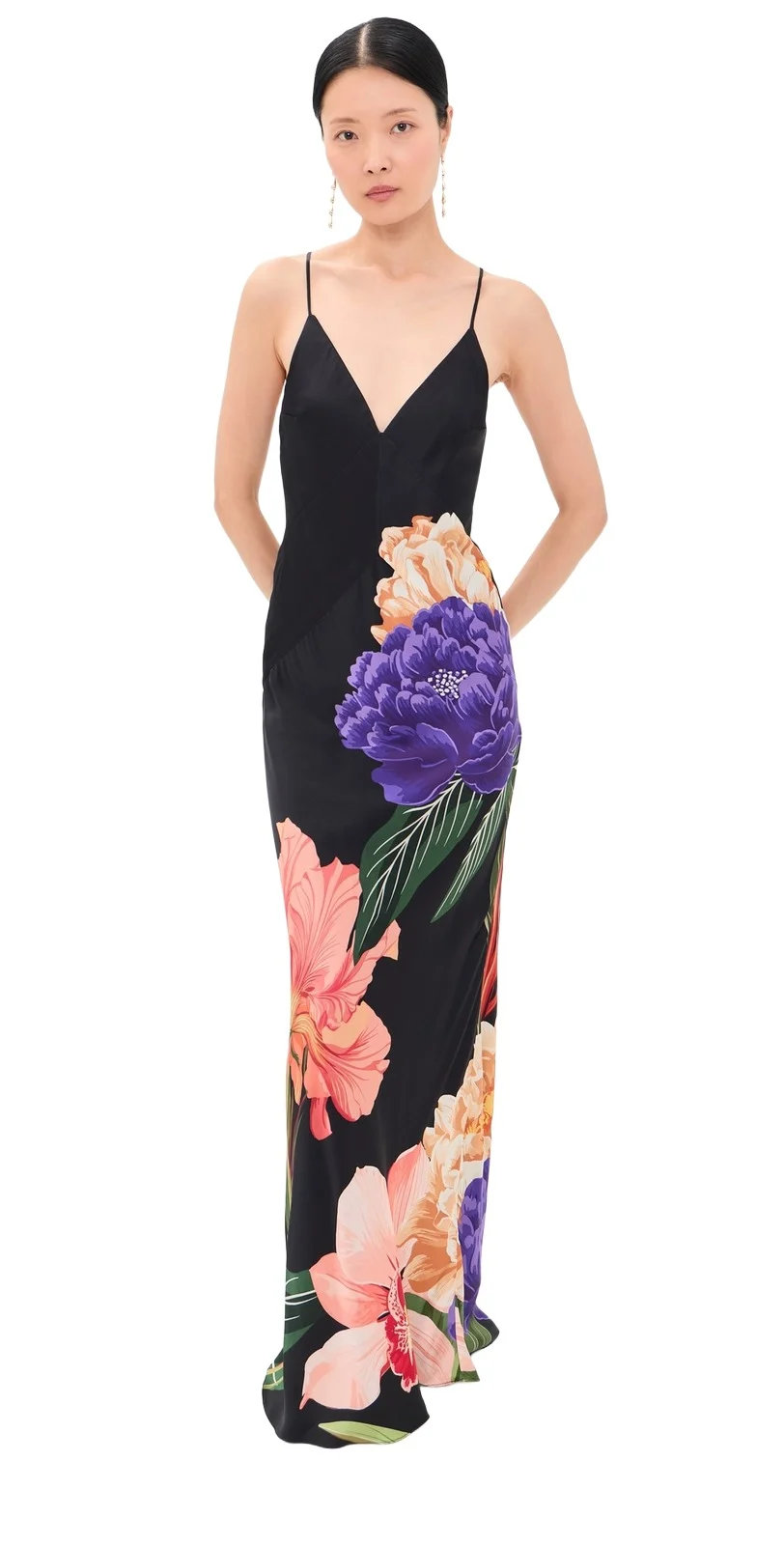 Olive Crepe Satin Dress Olive Crepe Satin Dress