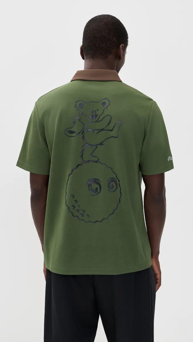 Malbon x Grateful Dead Fairway Dancing Buckets Polo | Thumbnail 3