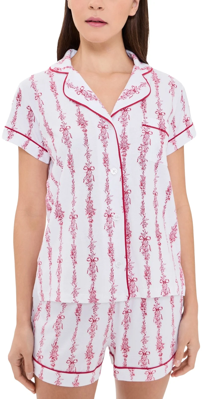 Petite Plume Pima Shortie Short Pajama Set