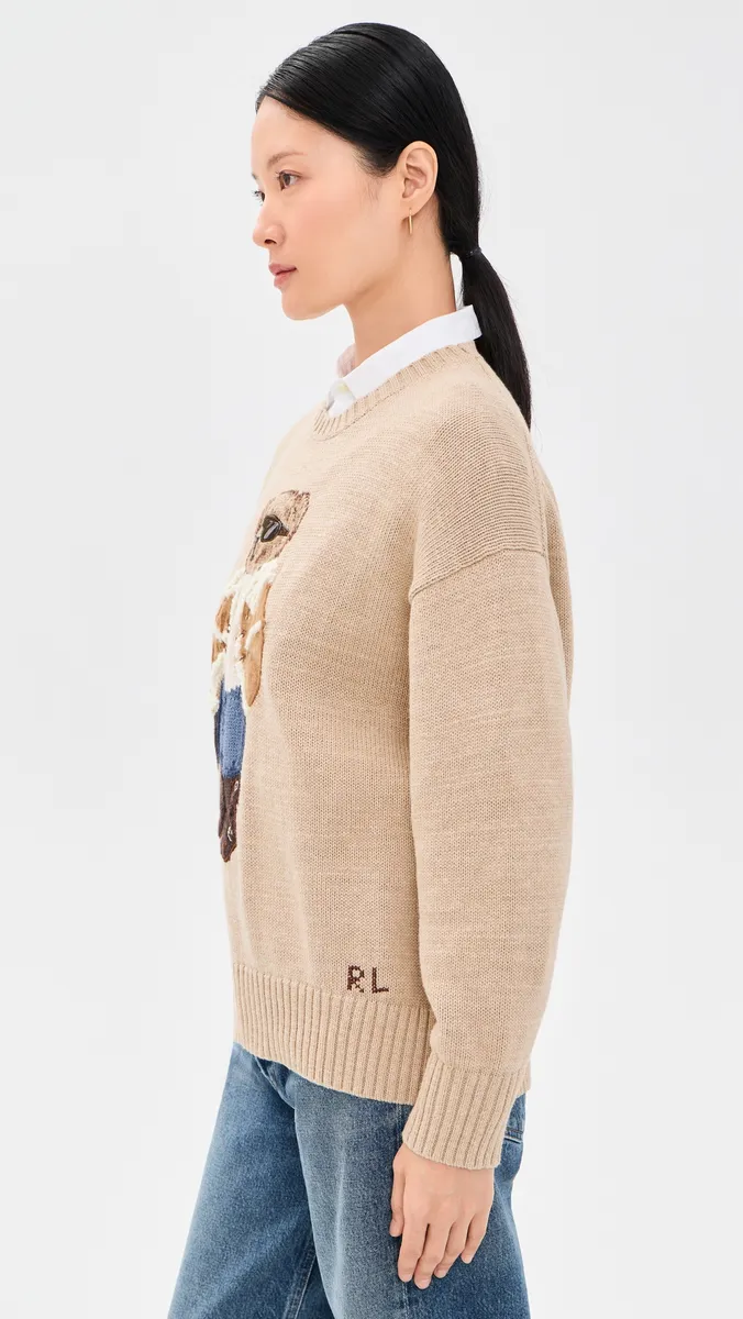 Polo Ralph Lauren Winter Polo Bear Crew Sweater | Thumbnail 4