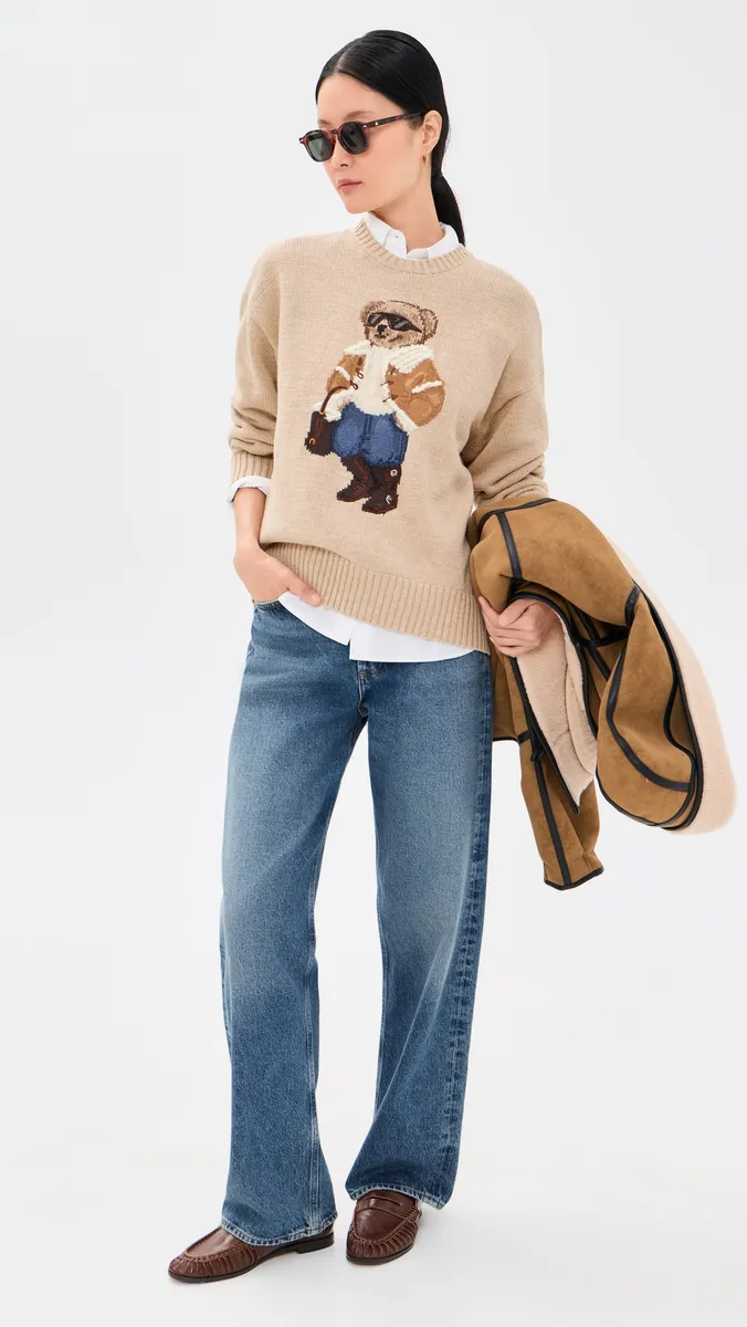 Polo Ralph Lauren Winter Polo Bear Crew Sweater | Thumbnail 5