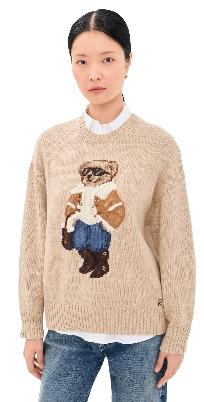 Winter Polo Bear Crew Sweater Winter Polo Bear Crew Sweater