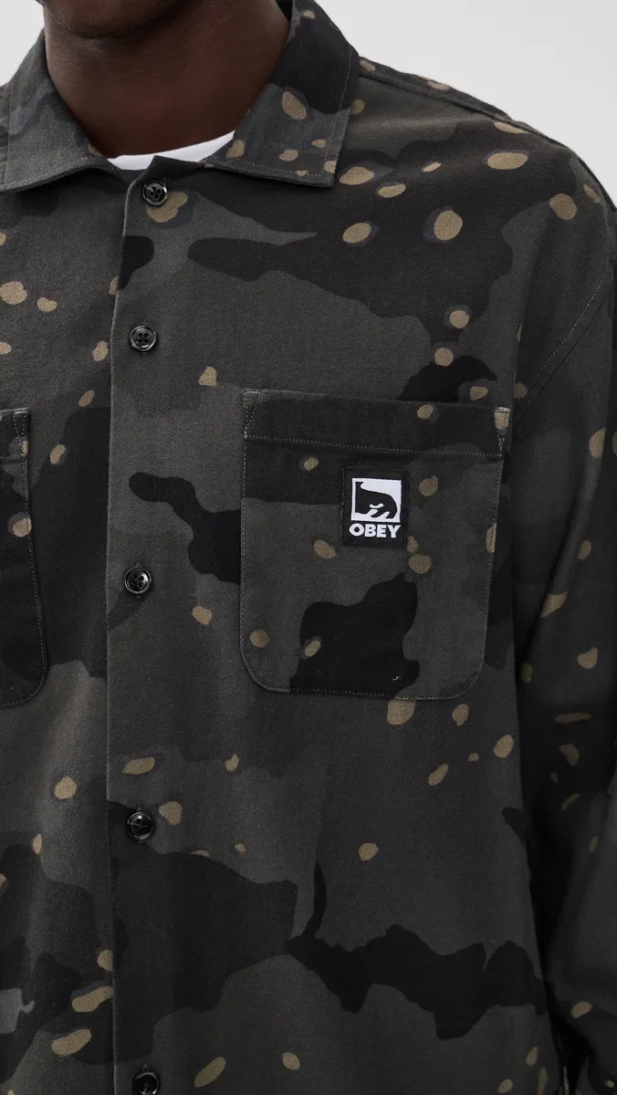 Obey Desert Camo Flannel Overshirt | Thumbnail 6 Obey Desert Camo Flannel Overshirt | Thumbnail 6
