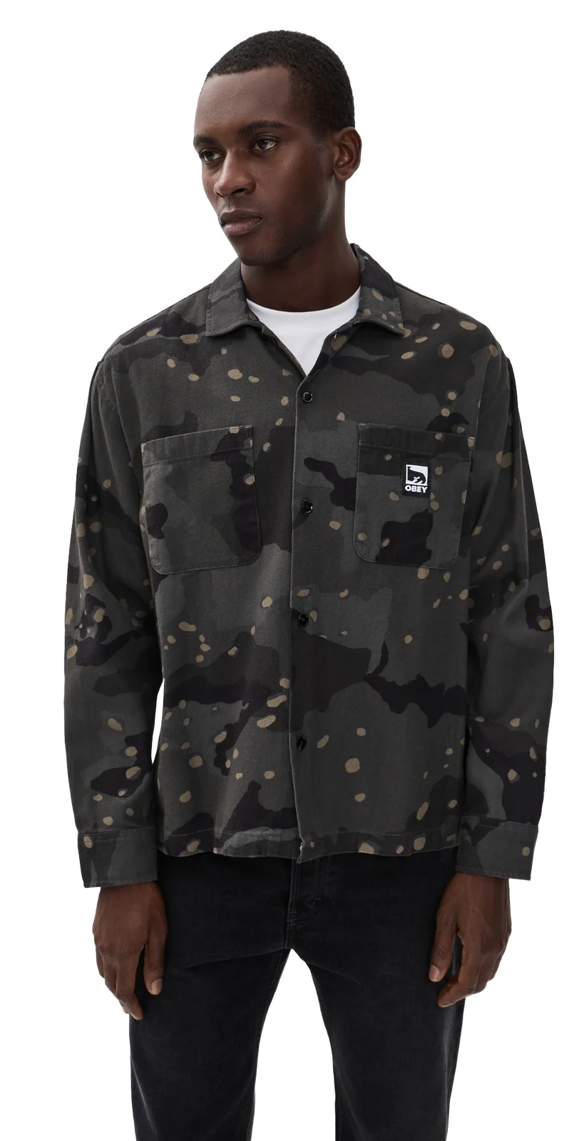 Obey Desert Camo Flannel Overshirt