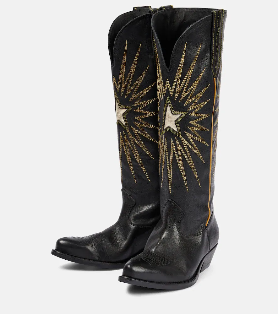 Golden Goose Embroidered leather cowboy boots | Thumbnail 2 Golden Goose Embroidered leather cowboy boots | Thumbnail 2