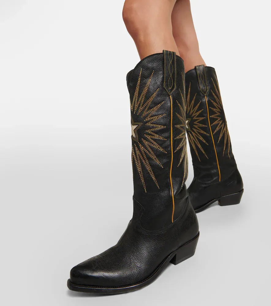 Golden Goose Embroidered leather cowboy boots | Thumbnail 5 Golden Goose Embroidered leather cowboy boots | Thumbnail 5