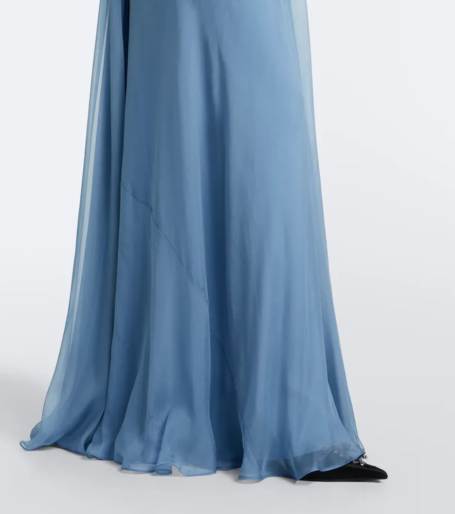 Alexander McQueen Gathered silk gown | Thumbnail 2 Alexander McQueen Gathered silk gown | Thumbnail 2
