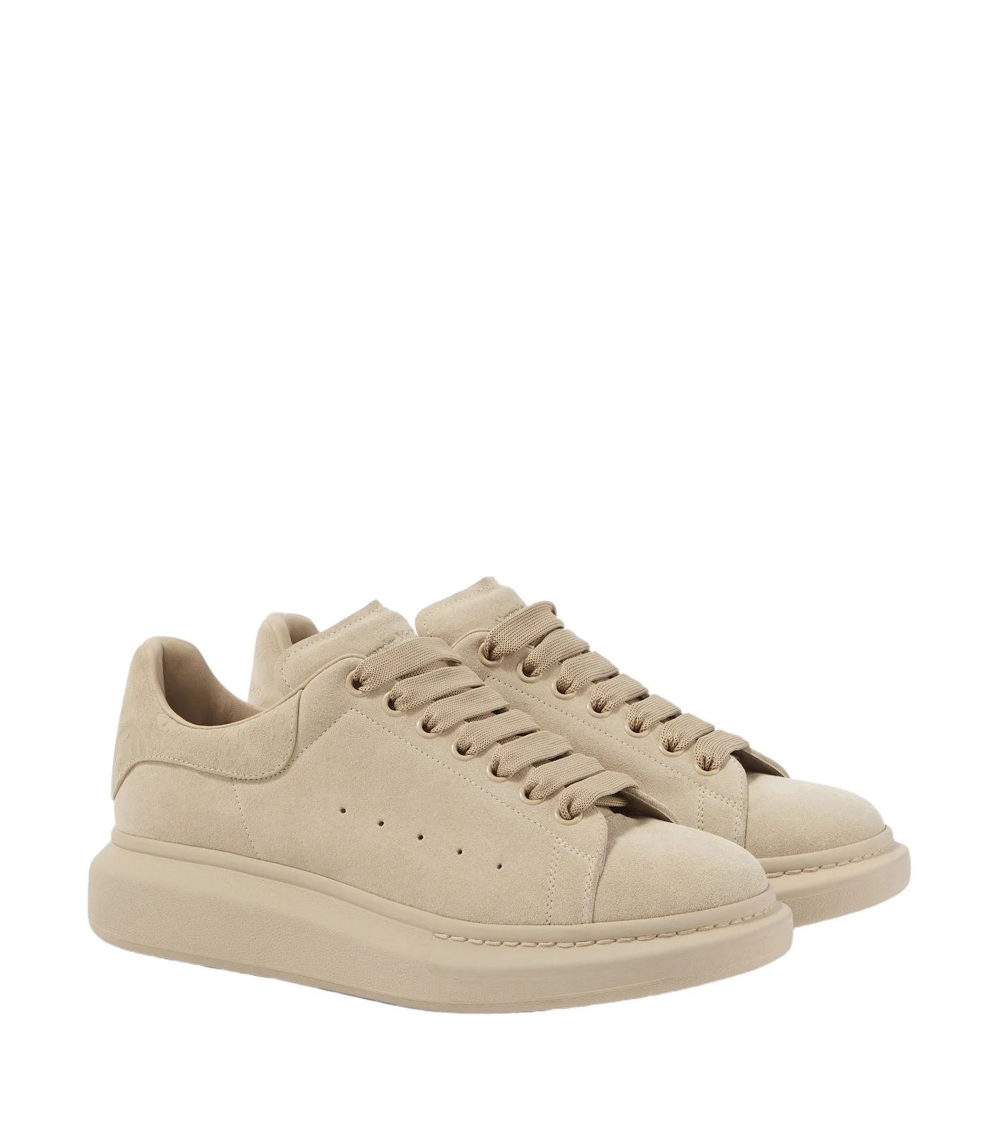 Alexander McQueen Oversized suede sneakers