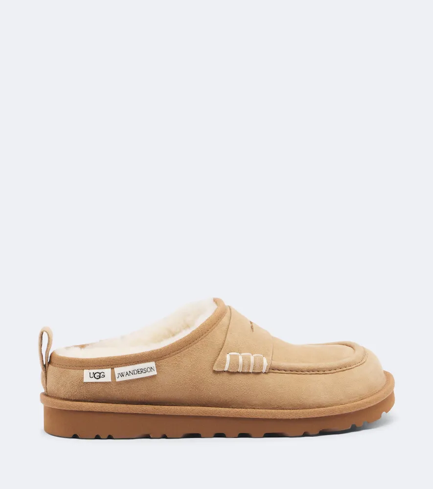 JW Anderson x UGG shearling-lined suede mules | Thumbnail 4