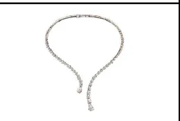 5.72ct Diamond 14K Gold Choker Necklace 5.72ct Diamond 14K Gold Choker Necklace