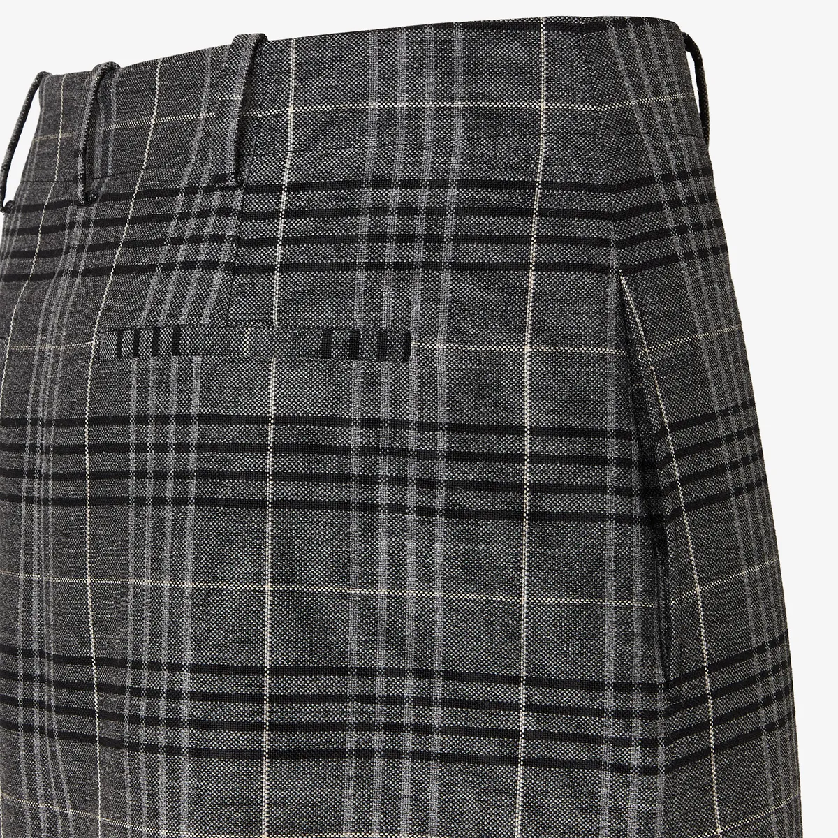 Fendi Check Wool Skirt | Thumbnail 3
