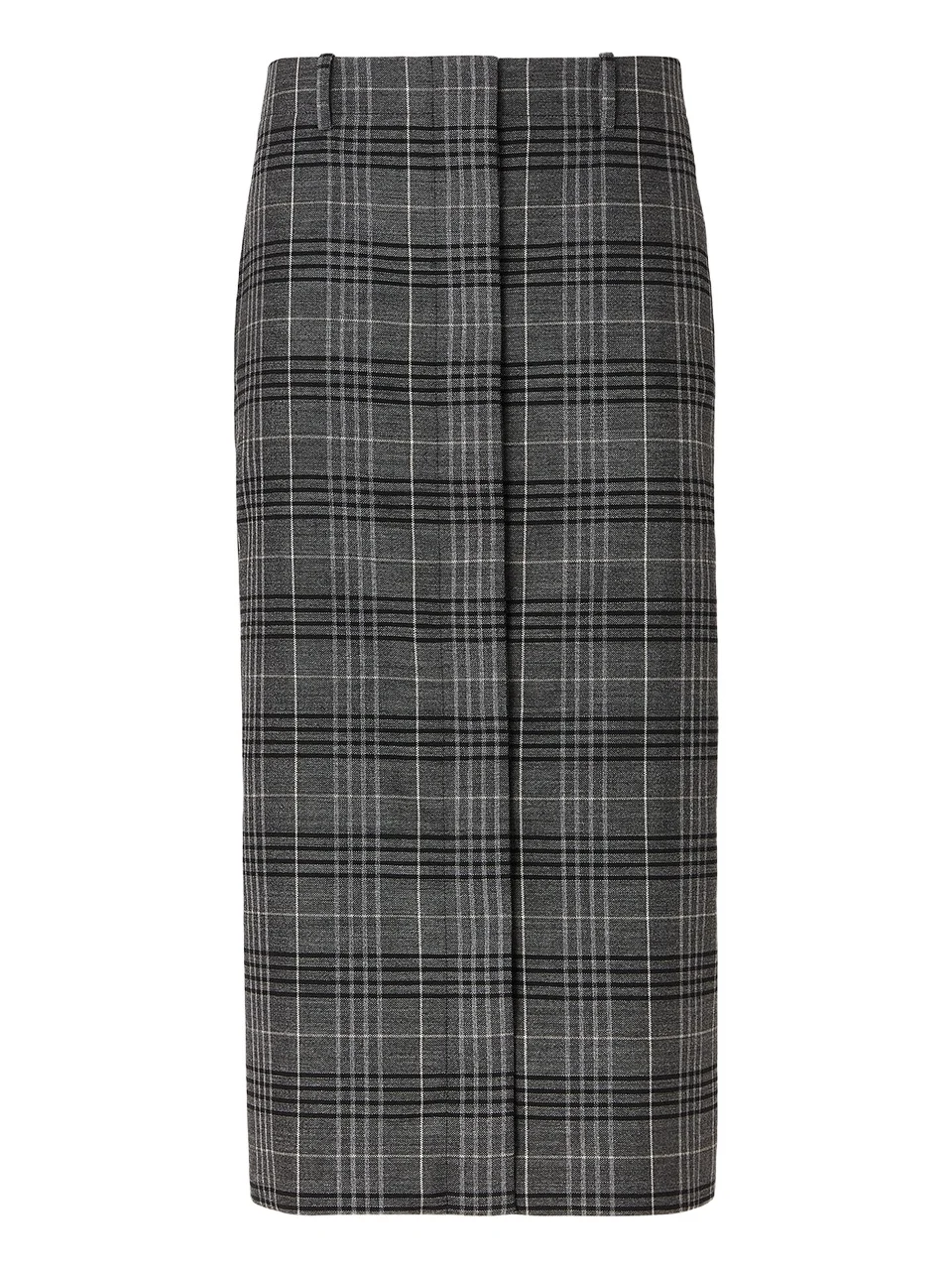 Fendi Check Wool Skirt