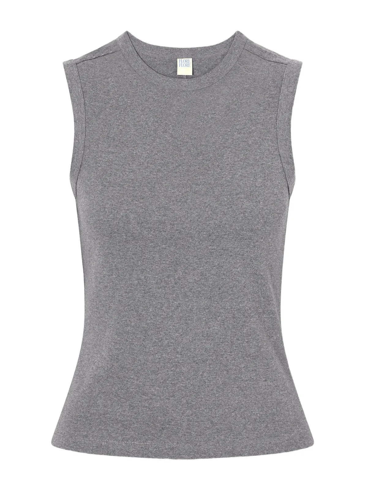 FLORE FLORE Esmé Ribbed Organic Cotton-jersey Tank