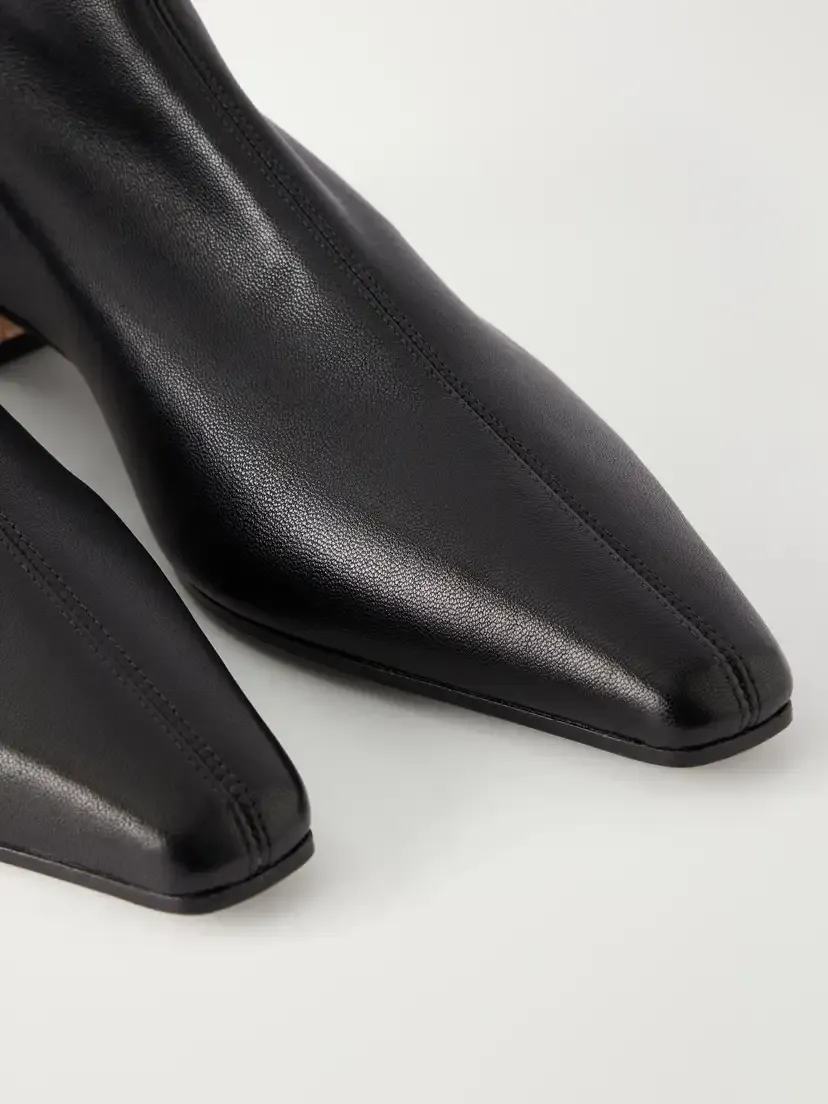 Jamie Haller The Stretch Low Paneled Leather Ankle Boots | Thumbnail 5 Jamie Haller The Stretch Low Paneled Leather Ankle Boots | Thumbnail 5