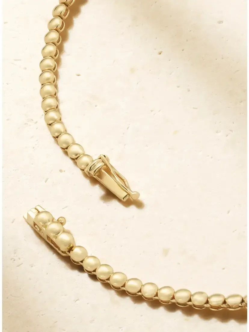 Jennifer Meyer Small 18-karat Gold Pink Sapphire Tennis Necklace | Thumbnail 3 Jennifer Meyer Small 18-karat Gold Pink Sapphire Tennis Necklace | Thumbnail 3