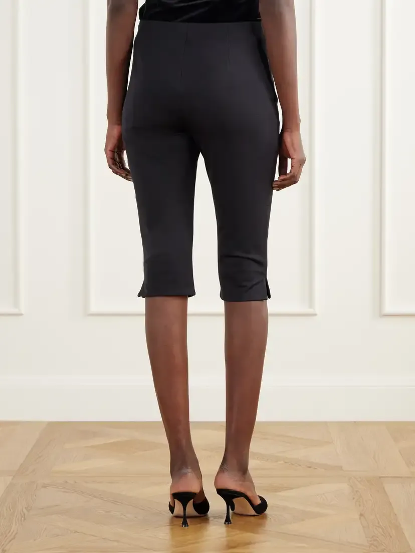 Posse Mina Stretch Cotton-velvet Slim-leg Capri Pants | Thumbnail 4 Posse Mina Stretch Cotton-velvet Slim-leg Capri Pants | Thumbnail 4