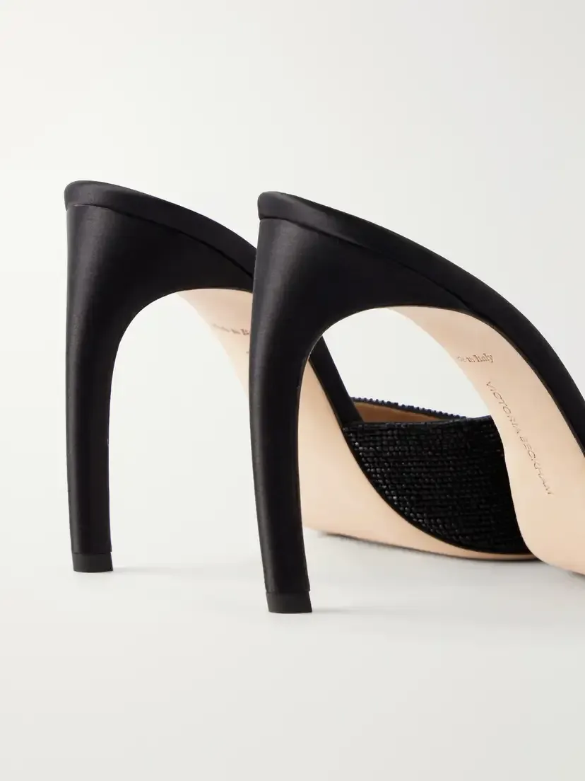 Victoria Beckham Harlow 100 Bead-embellished Satin Sandals | Thumbnail 5 Victoria Beckham Harlow 100 Bead-embellished Satin Sandals | Thumbnail 5