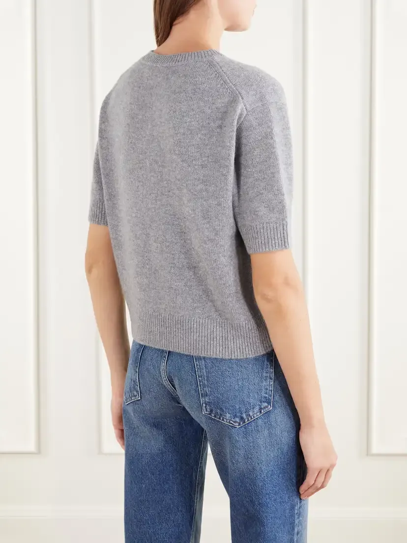 Theory Cropped Cashmere Sweater | Thumbnail 4