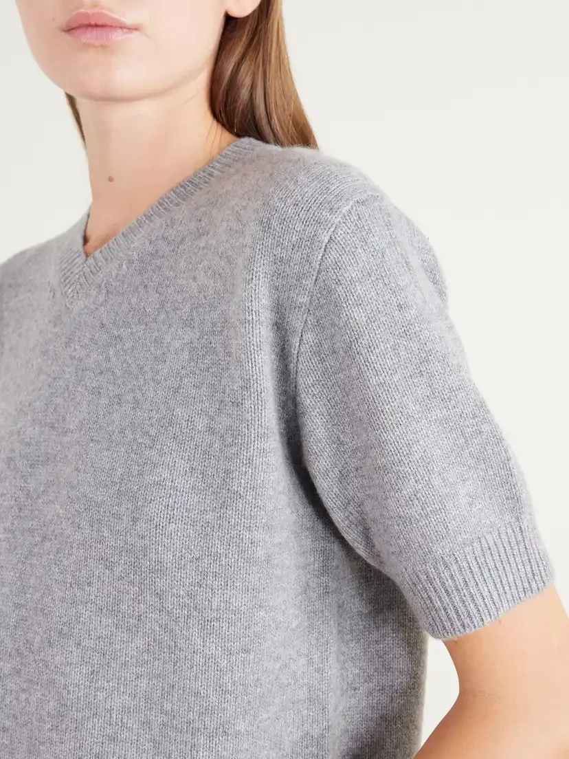 Theory Cropped Cashmere Sweater | Thumbnail 5
