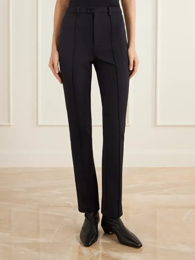 Jamie Haller The Riding Cropped Stretch-crepe Slim-leg Pants | Thumbnail 3 Jamie Haller The Riding Cropped Stretch-crepe Slim-leg Pants | Thumbnail 3