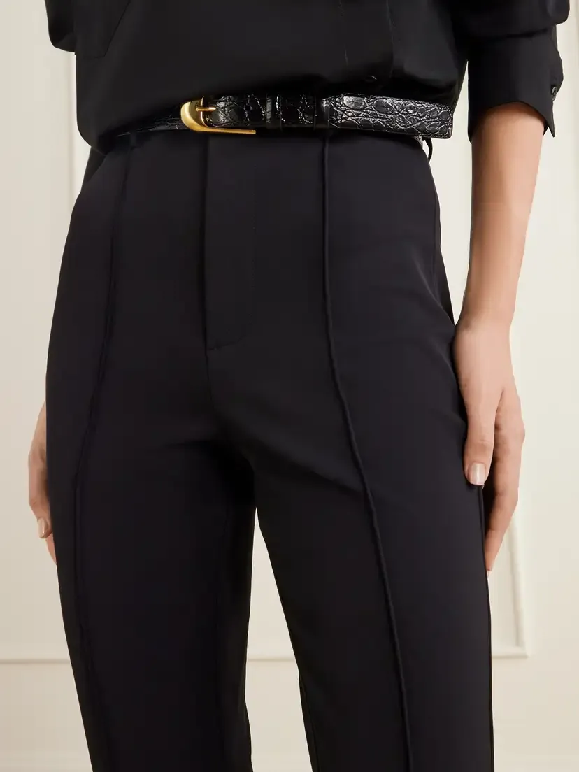 Jamie Haller The Riding Cropped Stretch-crepe Slim-leg Pants | Thumbnail 5 Jamie Haller The Riding Cropped Stretch-crepe Slim-leg Pants | Thumbnail 5