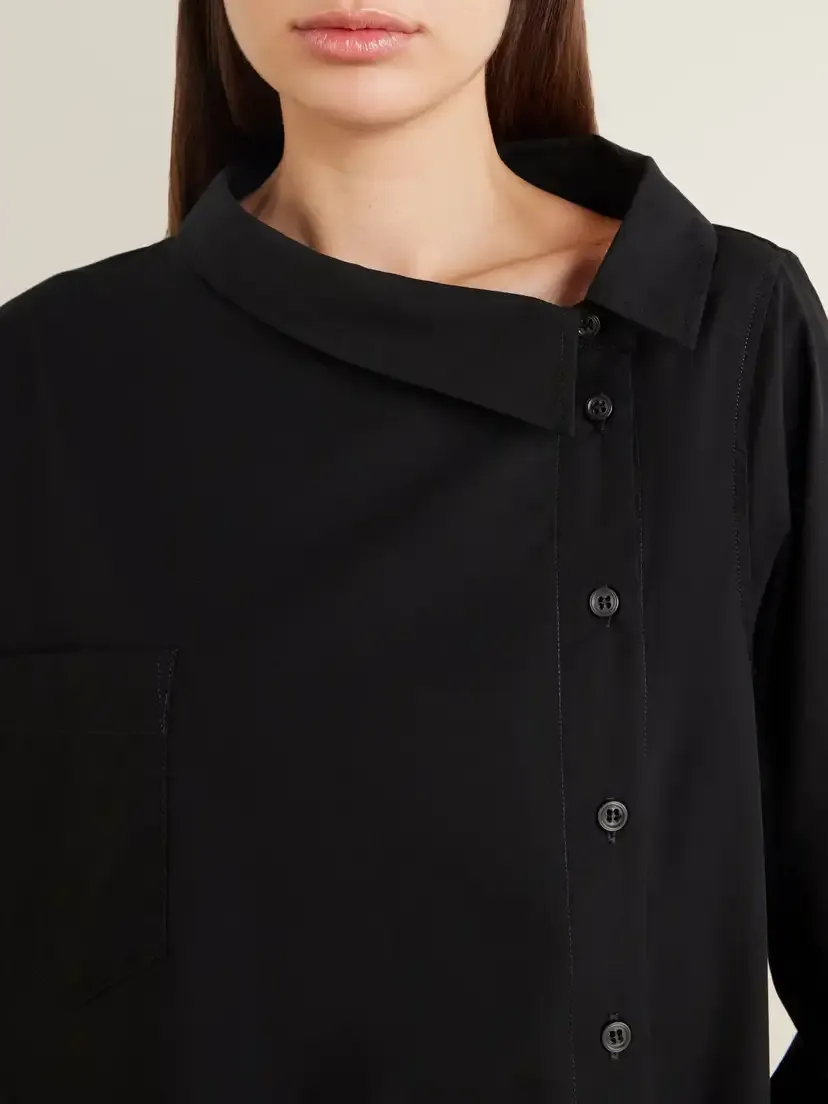 Jamie Haller The Asymmetry Cotton-poplin Shirt | Thumbnail 5