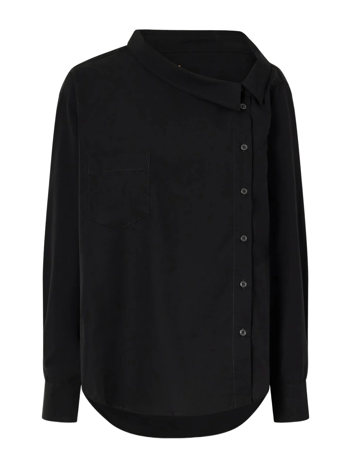 The Asymmetry Cotton-poplin Shirt