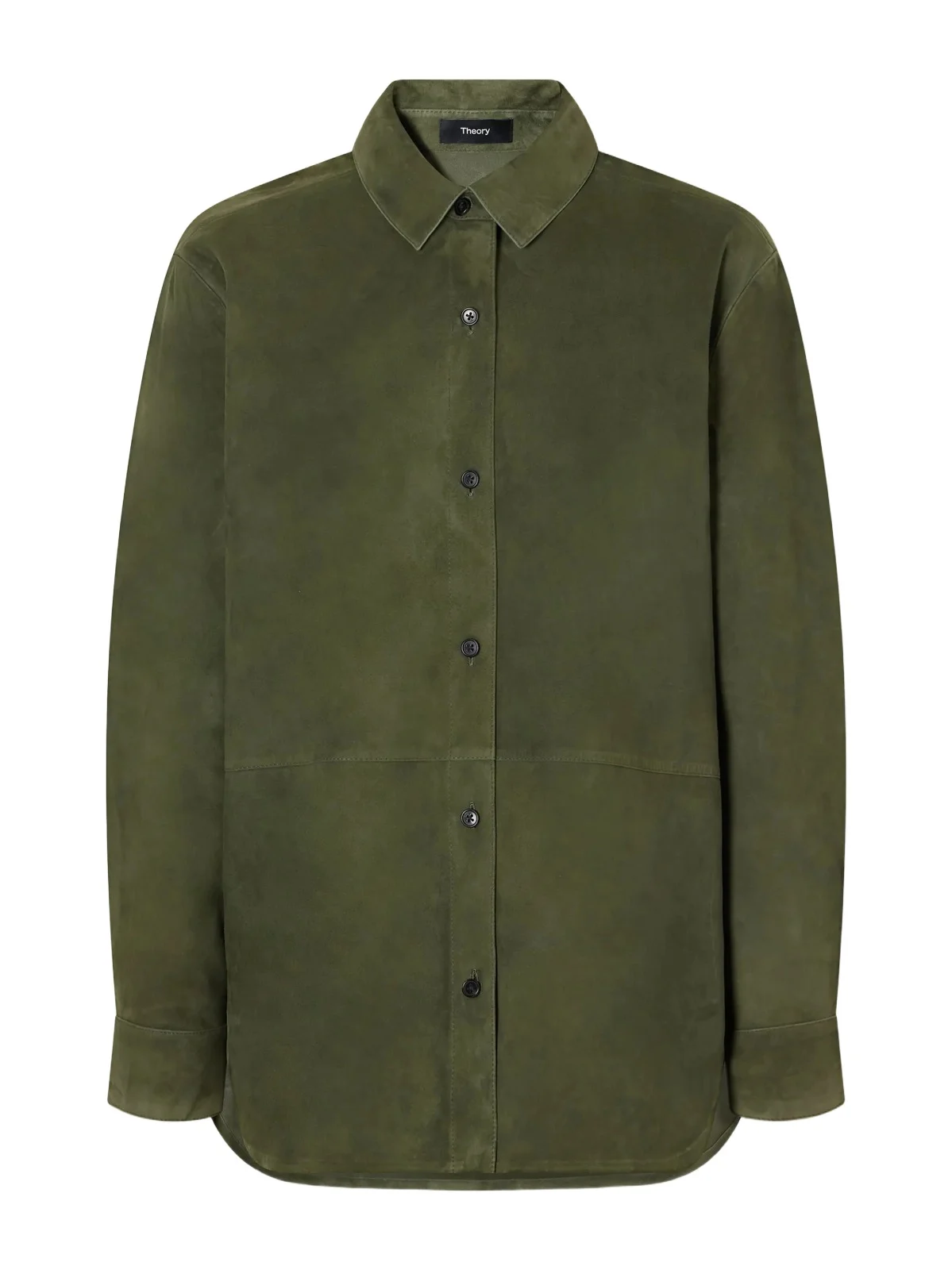 Reece Paneled Suede Shirt