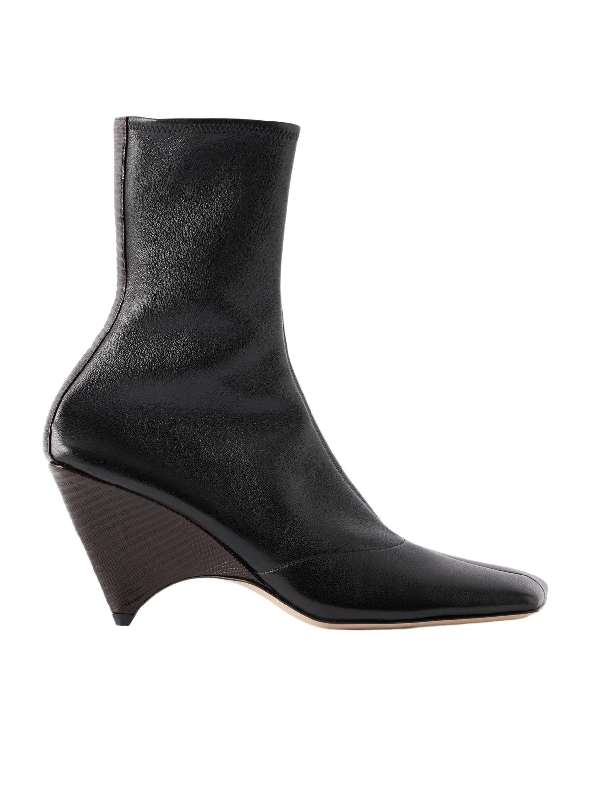 CHRISTEN Edge Stretch 75 Leather Ankle Boots
