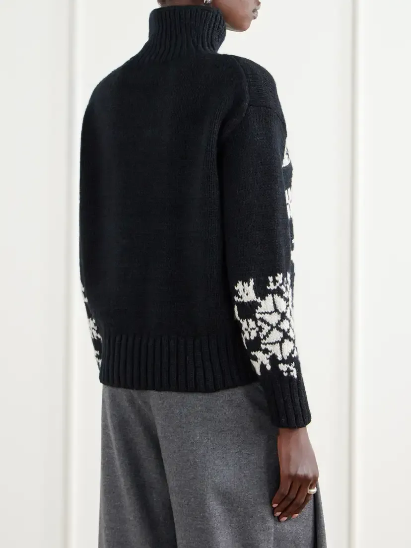 Polo Ralph Lauren Intarsia-knit Wool Turtleneck Sweater | Thumbnail 4 Polo Ralph Lauren Intarsia-knit Wool Turtleneck Sweater | Thumbnail 4