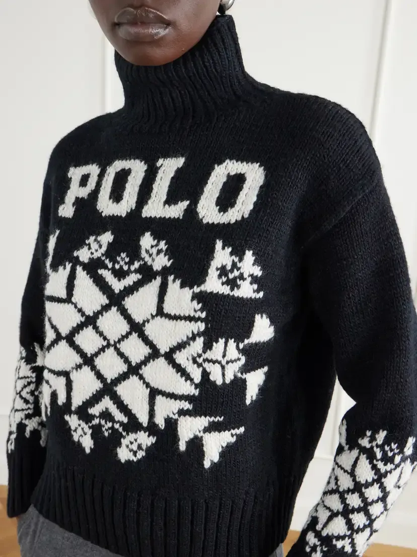 Polo Ralph Lauren Intarsia-knit Wool Turtleneck Sweater | Thumbnail 5 Polo Ralph Lauren Intarsia-knit Wool Turtleneck Sweater | Thumbnail 5