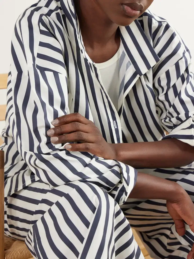 ANDRES OTALORA Un Tej Striped Cotton-poplin Shirt | Thumbnail 5 ANDRES OTALORA Un Tej Striped Cotton-poplin Shirt | Thumbnail 5