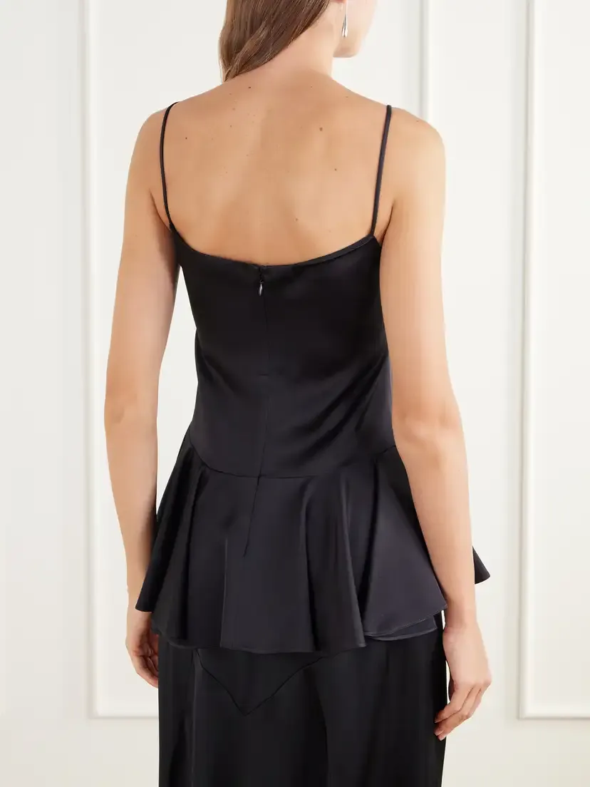 Stella McCartney Peplum Satin Top | Thumbnail 3