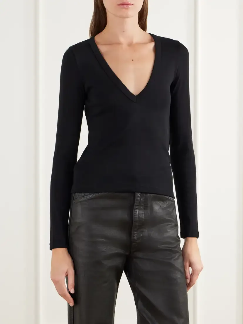 FLORE FLORE Dewi Organic Cotton-jersey T-shirt | Thumbnail 3