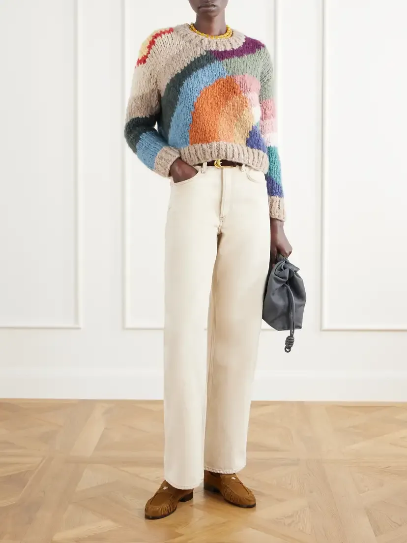 Suzie Kondi Emilia Jooshi Intarsia-knit Cashmere Sweater | Thumbnail 2 Suzie Kondi Emilia Jooshi Intarsia-knit Cashmere Sweater | Thumbnail 2