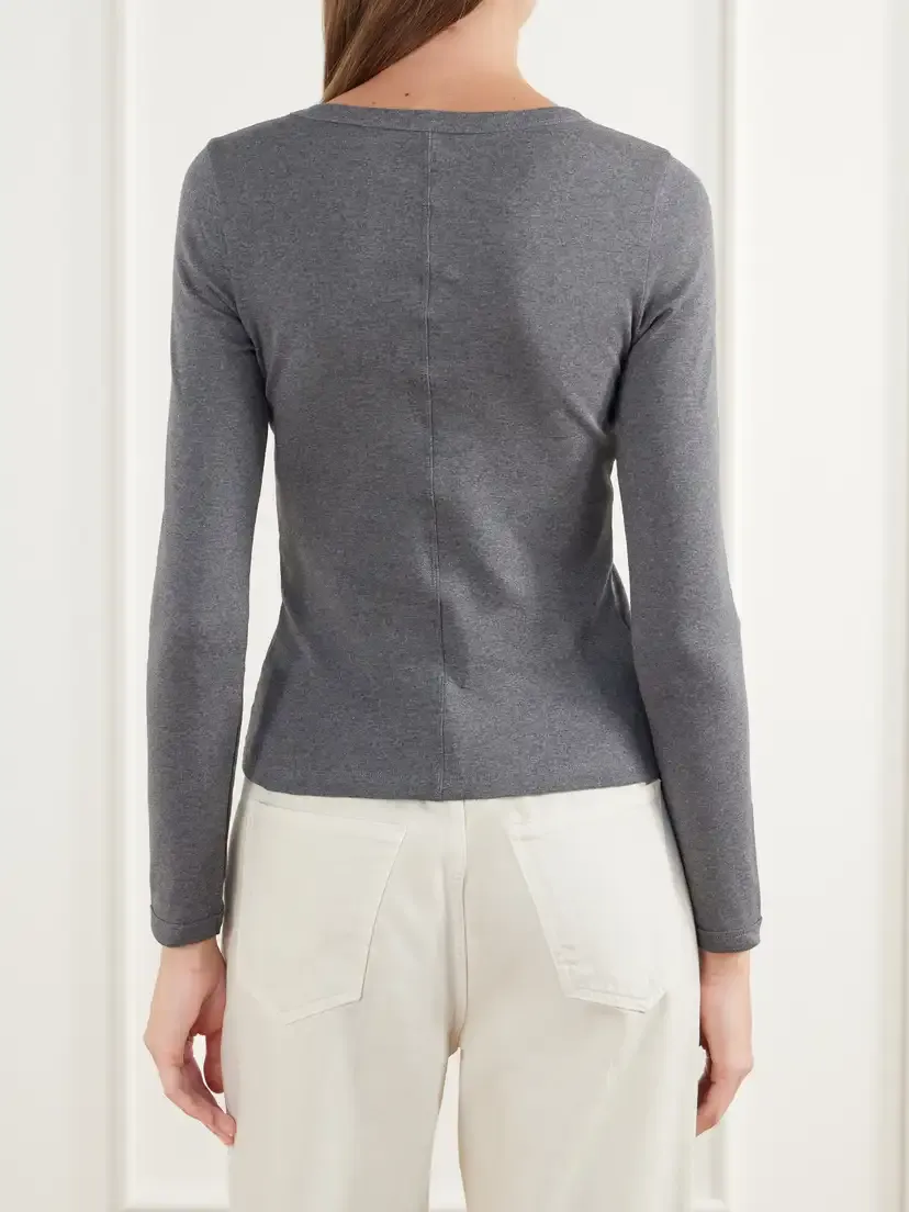 FLORE FLORE Jill Organic Cotton-jersey T-shirt | Thumbnail 4