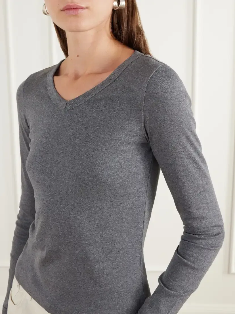 FLORE FLORE Jill Organic Cotton-jersey T-shirt | Thumbnail 5
