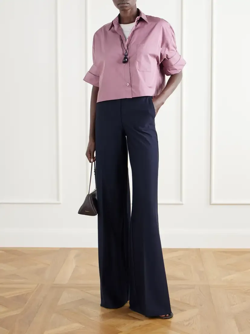 TWP Next Ex Cropped Cotton-poplin Shirt | Thumbnail 2